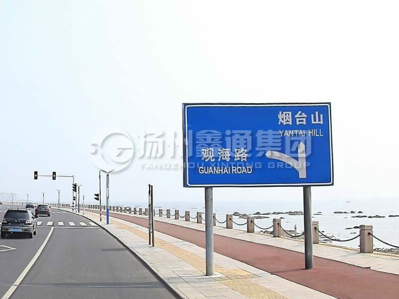 BZG-015，交通標(biāo)志桿，雙柱標(biāo)志桿