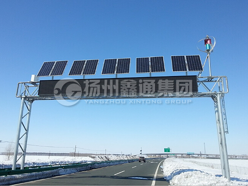 LMJ-012，桁架式情報(bào)板門架，情報(bào)板龍門架