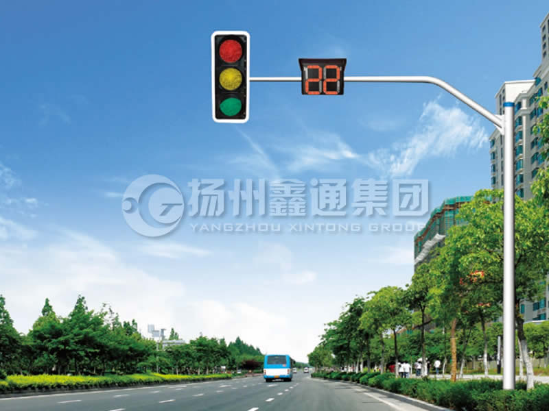 XHDG-010，彎臂信號燈桿，臨沂信號燈桿