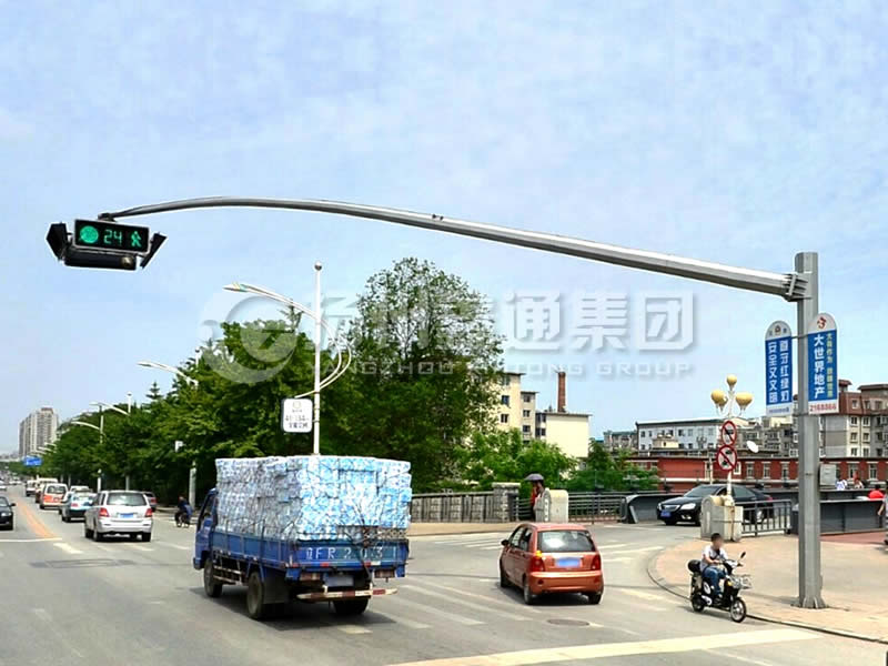 XHDG-048，吊籠式信號燈桿，吉林信號燈桿